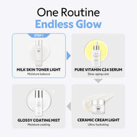 Thumbnail for TIRTIR Milk Skin Rice Toner Light | Instant Hydration with 4% Niacinamide, Pantenol, Lightweight, Pore-Tightening, Vegan, Acne-Prone, Oily Skin, Fungal Acne Safe, Korean Skin Care, 5.07 Fl Oz