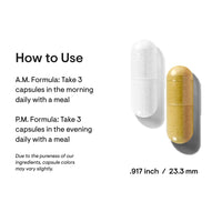 Thumbnail for THORNE Multi-Vitamin Elite - Daily Nutritional Supplement - AM Formula Supports Cellular Energy Production and PM Formula Supports Restful Sleep* - Gluten-Free, Dairy-Free - 180 Capsules - 30 Servings
