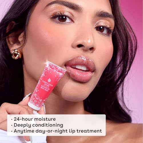 eos Holiday 24H Moisture Super Balm, Candy Cane Swirl, Limited Edition, Stocking Stuffers, Holiday Lip Mask, 0.35 fl oz