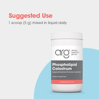 Thumbnail for Allergy Research Group Phospholipid Colostrum Supplement - Colostrum Powder, Bovine Colostrum for Humans, Colostrum for Adults, Sunflower Phospholipids - 1 Container (60 Day Supply)