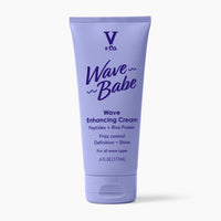Thumbnail for V&Co. Wave Babe Wave Enhancing Cream – Wave Cream for Wavy Hair, Anti Frizz & Hydrating Hair Care with Peptides & Rice Protein – Defines Waves, Enhances Shine & Adds Lasting Softness – 6 oz