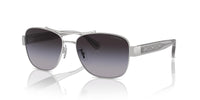 Thumbnail for COACH Sunglasses HC 7161 90018G Shiny Silver/Grey Gradient Polyamide Standard