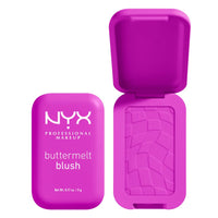 Thumbnail for NYX PROFESSIONAL MAKEUP Buttermelt Powder Blush, Fade and Transfer-Resistant Blush, Up to 12HR Make Up Wear, Vegan Formula - All The Butta