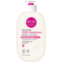 Thumbnail for eos Shea Better Body Lotion Strawberry Dream, 24-Hour Moisture Skin Care, Lightweight & Non-Greasy, Natural Shea, Vegan, Strawberry Body Lotion, 16 fl oz