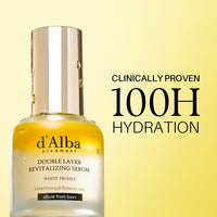 Thumbnail for d'alba Piedmont White Truffle Double Layer Revitalizing Serum, 100hr Hydration, Hyaluronic Acid and Centella Asiatica, Skin Firming, Tightening, Long-lasting Korean Skin Care (1.69 fl.oz)