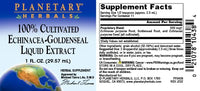 Thumbnail for Planetary Herbals 100% Cultivated Echinacea-Goldenseal Liquid Extract, 1 Fluid Ounce