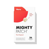 Thumbnail for Mighty Patch Original Patch from Hero Cosmetics - #1 Hydrocolloid Acne Pimple Patches for Face, Shrinking Zits & Whiteheads in 1 Use, Nighttime Spot Pimple Stickers for Face, 36 Count