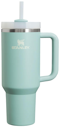 Thumbnail for STANLEY Quencher H2.0 Tumbler with Handle and Straw 40 oz | Flowstate 3-Position Lid | Cup Holder Compatible for Travel | Insulated Stainless Steel Cup | BPA-Free | Seafoam