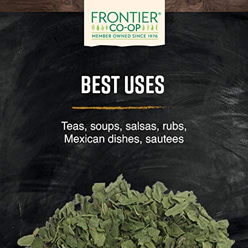 Frontier Co-op Organic Cilantro Leaf, Cut and Sifted, 1lb Bulk Bag - Dried Cilantro Seasoning - Perfect for Tea, Soups, Sauces, Salsa and More - Kosher