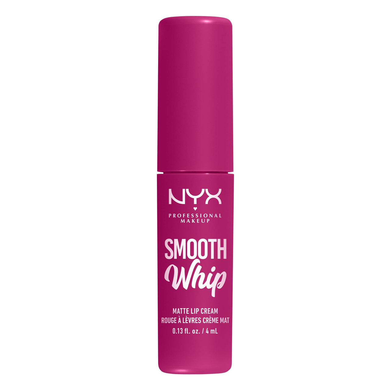 NYX PROFESSIONAL MAKEUP Smooth Whip Matte Lip Cream, Long Lasting, Moisturizing, Vegan Liquid Lipstick - Bday Frosting (Violet Red)