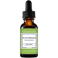 Thumbnail for The Vitamin Shoppe Oil of Oregano Liquid 21mg - Immune System Defense | 70% Carvacrol Drops | 1 oz Dropper | Wild Mediterranean