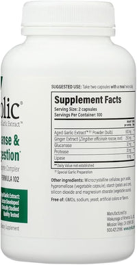Thumbnail for Kyolic #102 Garlic W/Enzyme Veg 200 Cap