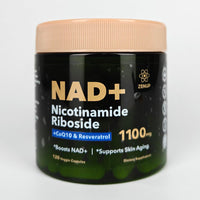 Thumbnail for ZenUP NAD+ Supplement | 1100mg Liposomal Nicotinamide Riboside with Resveratrol & Quercetin | Anti-Aging, Cellular Energy, Mental Focus | 120 Caps