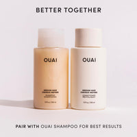 Thumbnail for OUAI Medium Conditioner - Hydrating Hair Conditioner with Coconut Oil, Babassu Oil, and Keratin - Strengthens, Repairs and Adds Shine - Paraben and Phthalate Free Hair Care Products (10 Oz)