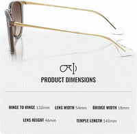 Thumbnail for Ray-Ban RB4171 ERIKA CLASSIC Phantos Shaped Non-Polarized Sunglasses for Women – Includes Official RAYBAN Eyewear Kit – Ideal Formal & Casual Wear Sunglasses – Brown Lens