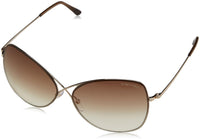 Image 1 of Tom Ford Butterfly Sunglasses TF250 Colette 28F Rose Gold FT0250