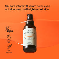 Thumbnail for PURITO Pure Vitamin C Serum 60ml / 2.0 fl.oz., Natural Ingredients Serum, Vitamin C, Vegan & Cruelty Free, Hypoallergenic, Calming, Fragrance-free, Korean Skin Care