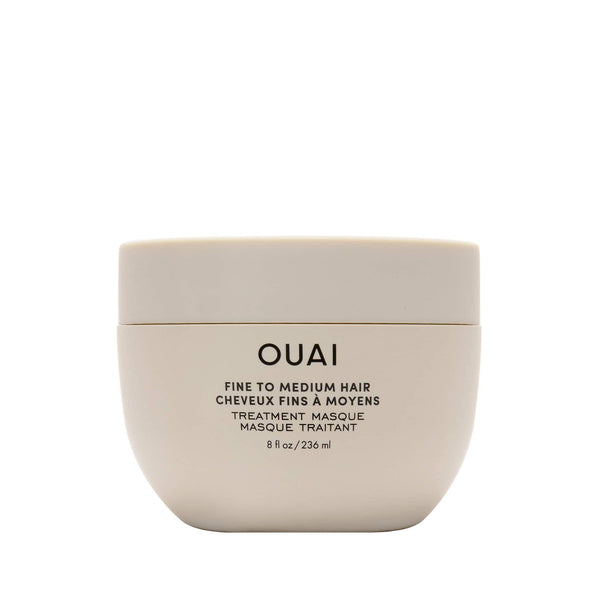 OUAI Fine to Medium Hair Treatment Masque - Hair Mask for Hair Repair, Hydration and Shine - With Shea Butter, Keratin and Panthenol - Paraben, Phthalate and Sulfate Free Hair Care (8 Fl Oz)