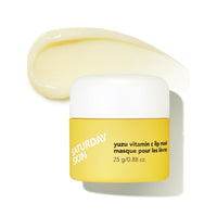Thumbnail for Saturday Skin Yuzu Vitamin C Lip Mask Overnight Lip Sleeping Mask Moisturizing For All Skin Types Softer & Smoother Pout Lip Balm Hydrating Infused with Vitamin B5 Non-Sticky, Vegan & Cruelty-Free