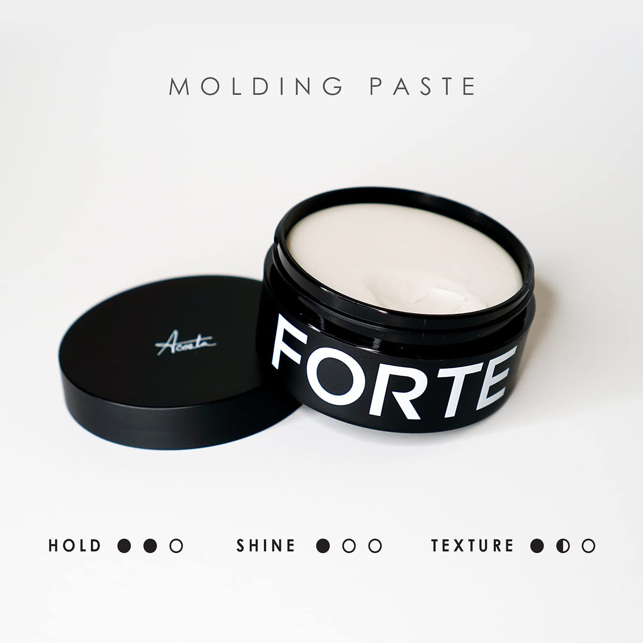 Alex Costa Molding Paste by Forte Series Low Shine Hair Paste for Men Lightweight Hair Texturizer Adds Volume and Definition Medium Flexible (75 ml)