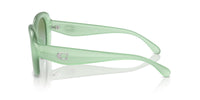 Thumbnail for COACH Sunglasses HC 8391 U 5807I7 Cr609 Milky Mint Green Blue Gr