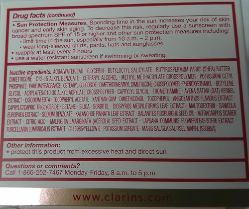 Clarins Extra-Firming Day Cream SPF 15 | Anti-Aging Moisturizer | UVA/UVB Protection | Visibly Regenerated, Firmer Skin* | Boosts Radiance