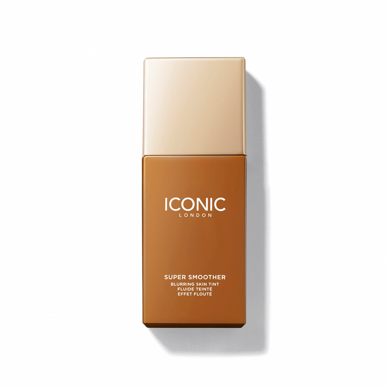 ICONIC LONDON Super Smoother Blurring Skin Tint | Light to Medium Coverage, Hydrating, Ultra-Lightweight Tinted Moisturizer, Cruelty-Free, Vegan Makeup (Warm Deep) 1.01 Fl oz