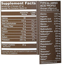 Thumbnail for Vital Protein Collagen Peptides, Pasture Raised, Grass Fed, Paleo Friendly, Gluten / Zero Sugar Dairy Free, Chocolate, 32.56 Oz