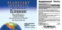 Thumbnail for Planetary Herbals Full Spectrum Elderberry Fluid Extract Supplement, 4 Fluid Ounce
