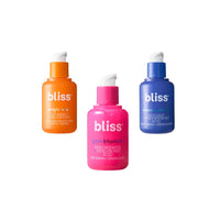 Thumbnail for Bliss Vitamin C Face Serum + Glow & Hydrate Hyaluronic Acid Peptides + Niacinamide Antioxidant Brightening Dark Spot - Anti-Aging - Renew Night Acne Glycolic Uneven Tone