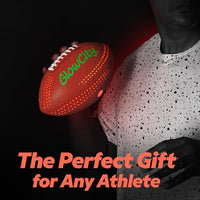 Thumbnail for GlowCity Glow in The Dark Football - Size 6 Light Up PU Ball for Teen Boys & Adults - Cool Sports Gift for Night Outdoor Games - Birthday Gifts Ideas for Teen Boys Teenager Ages 12 13 14 15 16 17 18