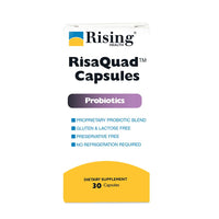 Thumbnail for Rising Health - Risaquad 230mg - Probiotic Dietary Supplement Capsules - 30 count