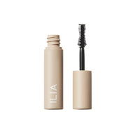 Thumbnail for ILIA - Fullest Volumizing Mascara | Weightless, Buildable, Smudge + Flake-Free, Sensitive Eyes Safe | Full, Thick, Healthier Lashes | Non-Toxic, Vegan, Cruelty-Free (Travel Size Mini, 0.13 oz | 4 ml)