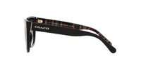 Thumbnail for Coach HC8318 Sunglasses, Black/Grey Gradient, 52 mm