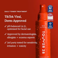 Thumbnail for Tower 28 SOS Daily Rescue Facial Spray for Sensitive Skin, Hypochlorous Acid Spray Helps Reduce Redness and Breakouts, Travel Size Toner for Face, 1 FL Oz