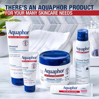 Thumbnail for Aquaphor Healing Ointment Advanced Therapy Skin Protectant Skin Care Set, Body Moisturizer for Dry Skin, Minor Cuts and Burns, Dry Cuticles, Cracked Heels, Hands and Lips, 14 Oz Jar + 1.75 Oz Tube