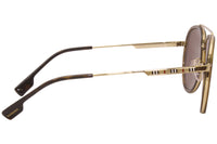 Thumbnail for BURBERRY Sunglasses BE 3125 101773 Oliver Gold Dark Brown