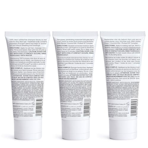 COLOR WOW Curl Wow Perfect Curls Starter Set | 3 piece Curl Wow starter set including deluxe travel size HOOKED Shampoo, COCO-MOTION Conditioner & FLO-ETRY Serum 2.0 Fl Oz (Pack of 3)