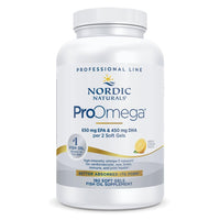 Thumbnail for Nordic Naturals ProOmega, Lemon Flavor - 180 Soft Gels - 1280 mg Omega-3 - High-Potency Fish Oil with EPA & DHA - Promotes Brain, Eye, Heart, & Immune Health - Non-GMO - 90 Servings