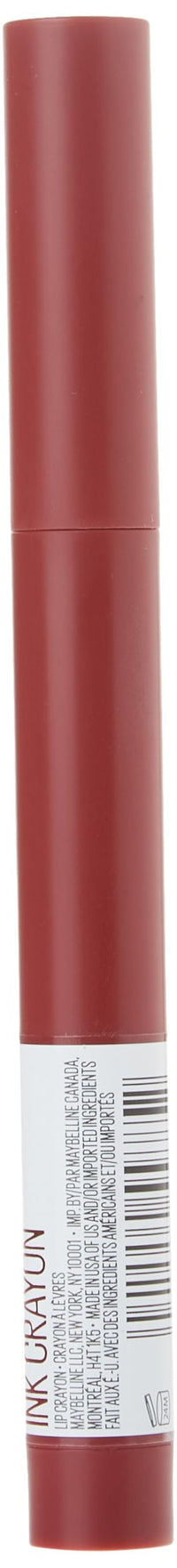 Thumbnail for Maybelline Super Stay Ink Crayon Lipstick Makeup, Precision Tip Matte Lip Crayon with Built-in Sharpener, Longwear Up To 8Hrs, Make It Happen, Berry Red, 1 Count