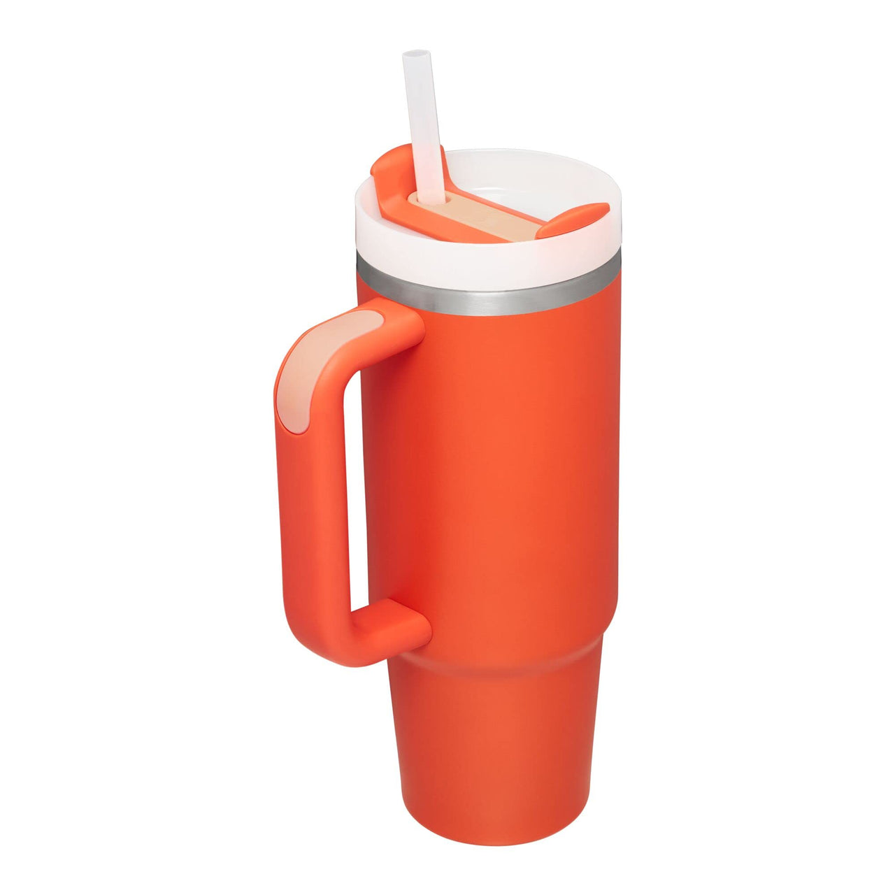 Stanley Quencher H2.0 Tumbler with Straw 30 oz | Flowstate 3-Position Lid | Cup Holder Compatible for Travel | Insulated Stainless Steel Cup | BPA-Free | Tigerlily