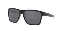 Thumbnail for Oakley Men's OO9341 Sliver XL Rectangular Sunglasses, Polished Black/Grey, 57 mm