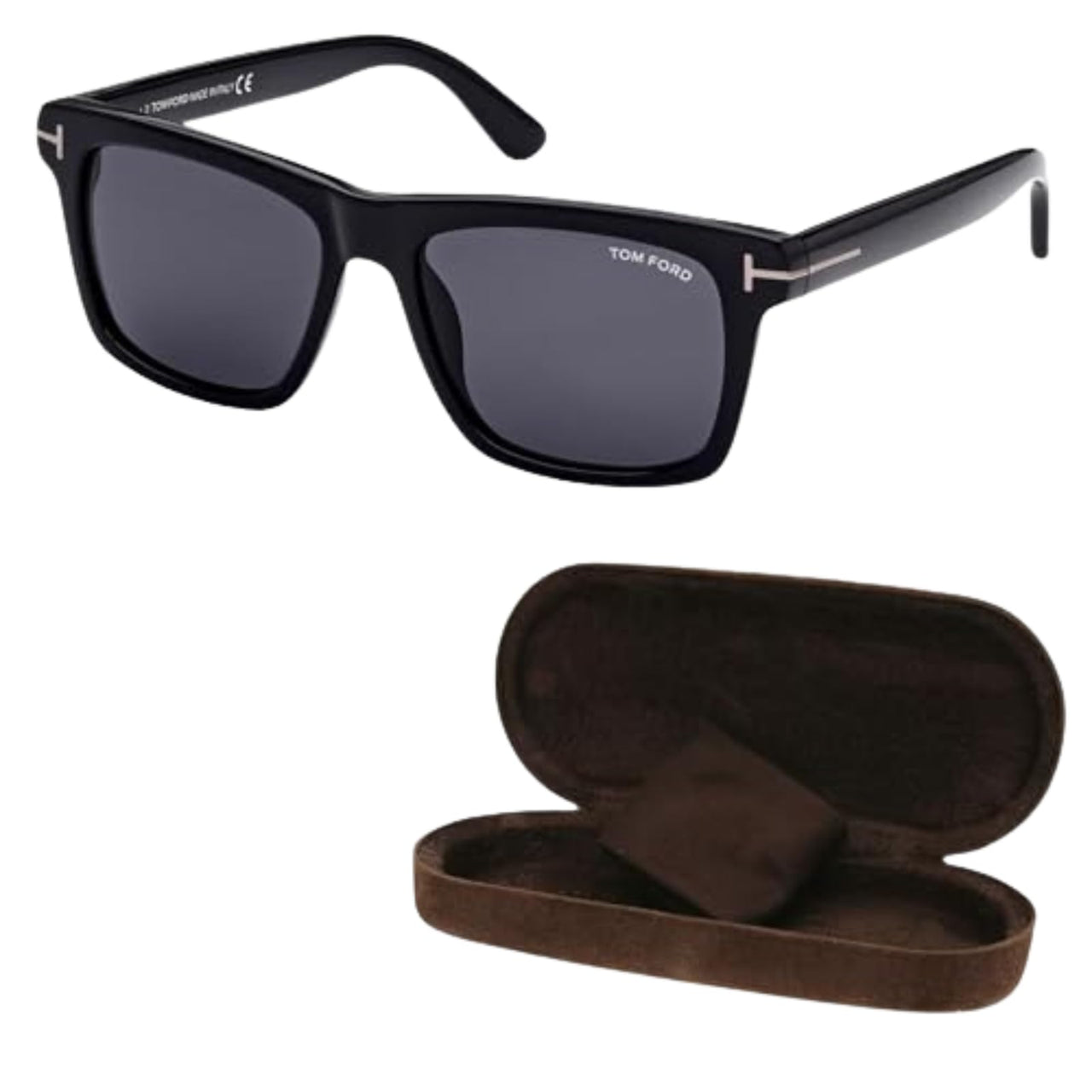 Tom Ford FT0906-N BUCKLEY-02 Square Shape Sunglasses With Luxury Eyewear Kit