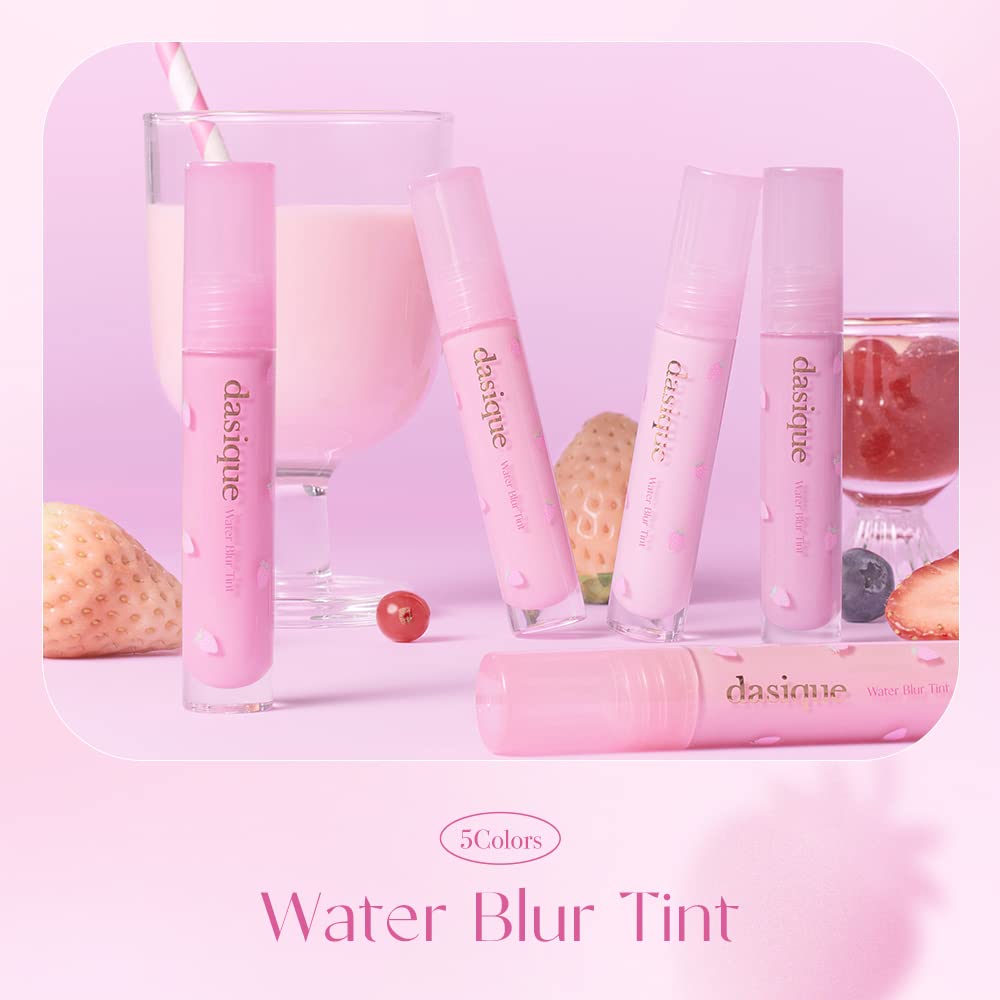 dasique Water Blur Tint #06 Berry Ade | Berry Smoothie Collection | Vegan, Cruelty-free | Watery formula transfroming into silky finish