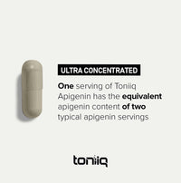 Thumbnail for Toniiq Ultra High Strength Apigenin - 100mg Concentrated Formula - 98%+ Highly Purified - 180 Vegetarian Capsules