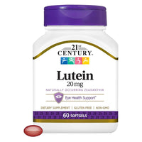 Thumbnail for 21st Century Lutein, 20 mg, 60 Softgels