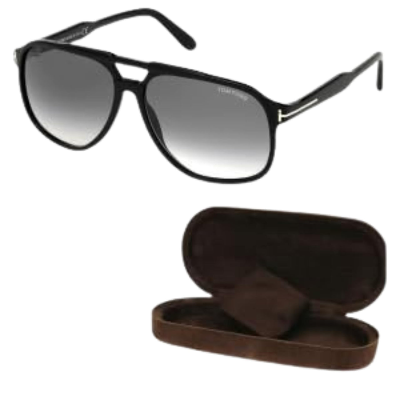 Tom Ford FT0753 RAOUL Navigator Shape Sunglasses + Bundle With eSHADES Eyewear Cleaning Kit
