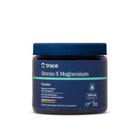 Thumbnail for Trace Minerals | Stress-X Magnesium Powder | Stress Relief, Regularity, Relax, Sleep, Energy, Relaxes Muscles, Cell Function | Non-GMO, Gluten Free, and Certified Vegan | Raspberry Lemon Flavor|8.5 oz