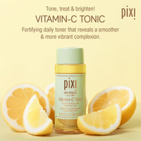 Thumbnail for Pixi Vitamin-C Tonic,Brightening & Soothing Facial Toner, Boost Skin Luminosity, Infused with Vitamin-C & Ferulic Acid, Alcohol Free Daily Toner, 100ml / 3.4fl oz Travel Size Skin Care