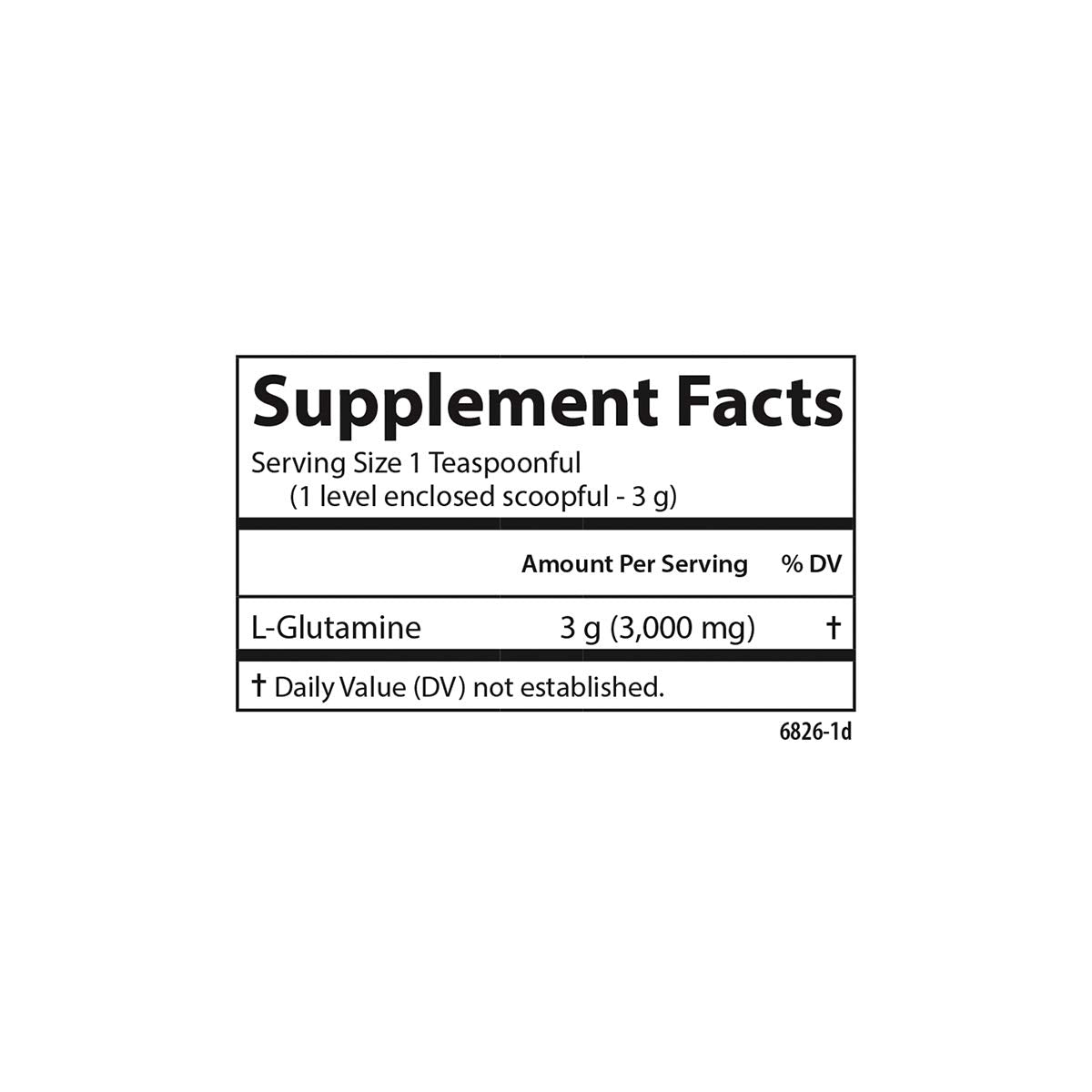 Carlson - L-Glutamine Powder, Free-Form Amino Acid, 3 g, Muscle Tissue Production & Function, Immune Support, 35 oz (1000 g)